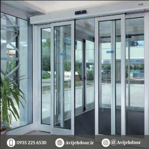 درب شیشه ای برقی کشویی